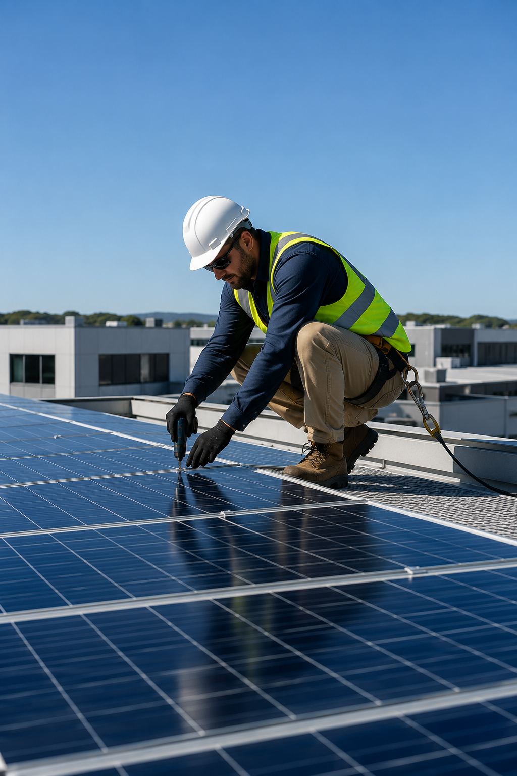 Solar panels on an Adelaide home