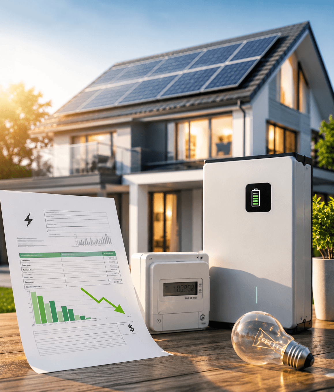 Solar Power Systems with Battery Storage